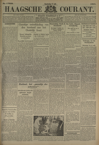 Haagsche Courant 1941-07-17
