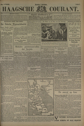 Haagsche Courant 1941-09-01