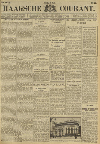 Haagse Courant 1942-04-21