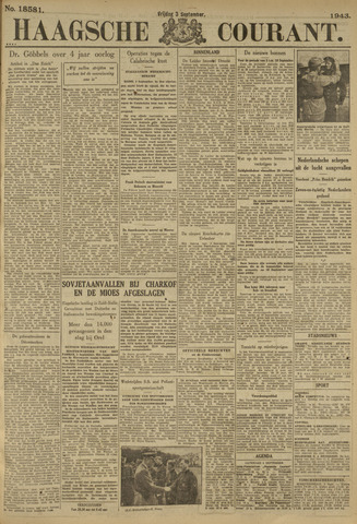 Haagsche Courant 1943-09-03