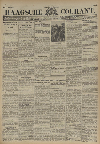 Haagsche Courant 1944-08-31