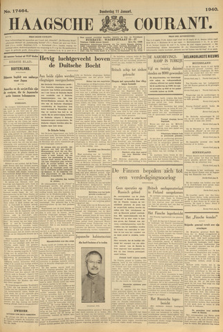 Haagsche Courant 1940-01-11