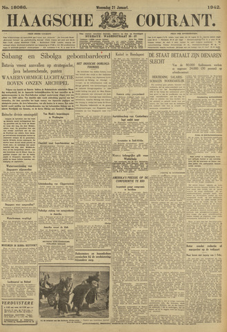 Haagsche Courant 1942-01-21