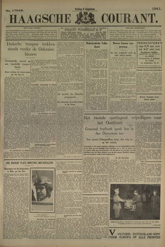 Haagse Courant 1941-08-08