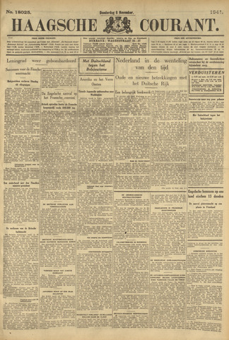 Haagsche Courant 1941-11-06