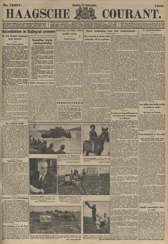 Haagse Courant 1942-09-22