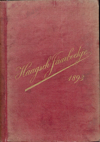 Jaarboeken geschiedkundige vereniging Die Haghe 1893-01-01