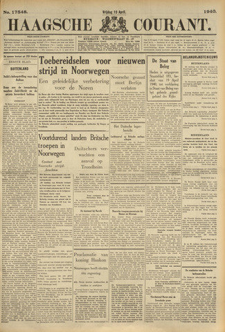 Haagse Courant 1940-04-19