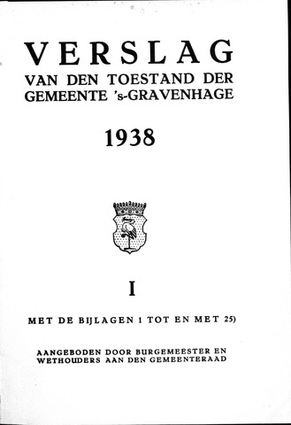 Jaarverslagen gemeente Den Haag 1938-01-01