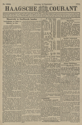 Haagsche Courant 1944-09-16