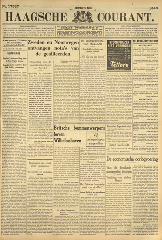 Haagsche Courant 1940-04-06
