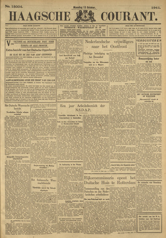 Haagse Courant 1941-10-13