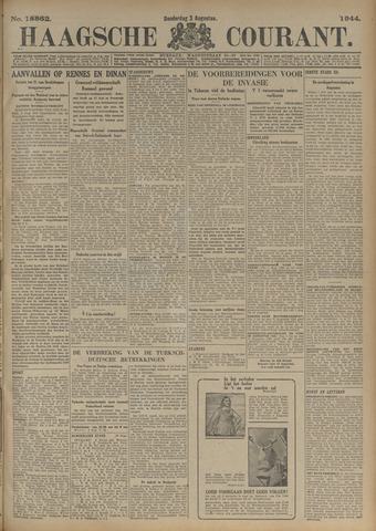 Haagsche Courant 1944-08-03