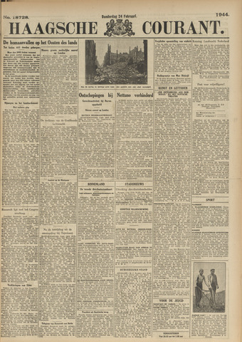 Haagsche Courant 1944-02-24