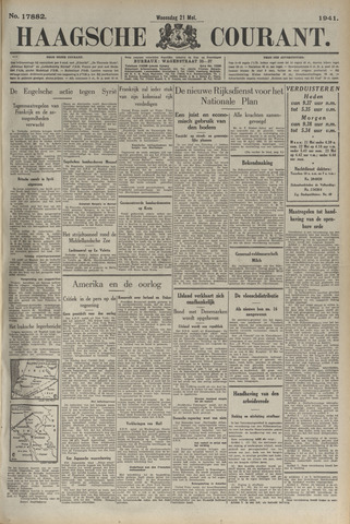 Haagse Courant 1941-05-21
