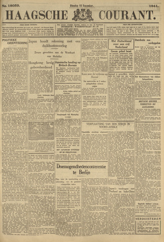Haagse Courant 1941-12-16