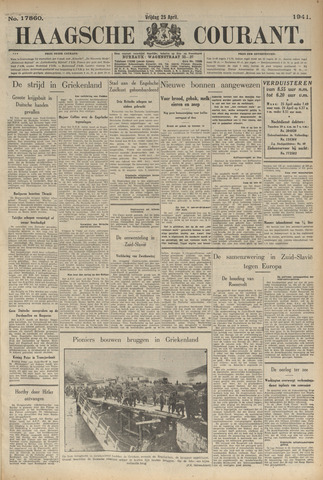 Haagse Courant 1941-04-25