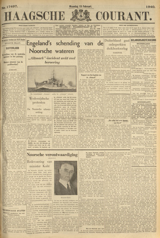 Haagse Courant 1940-02-19