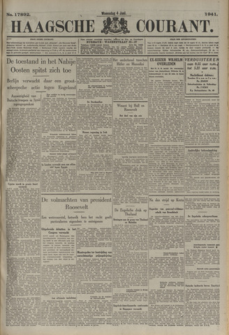 Haagse Courant 1941-06-04