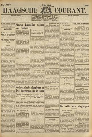 Haagsche Courant 1940-04-05