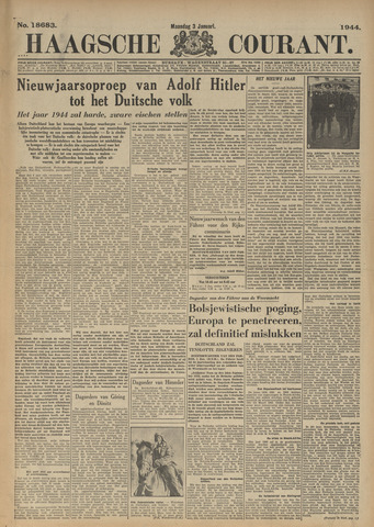 Haagse Courant 1944-01-03