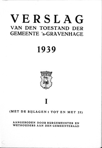Jaarverslagen gemeente Den Haag 1939-01-01