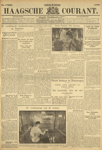 Haagsche Courant 1940-09-26