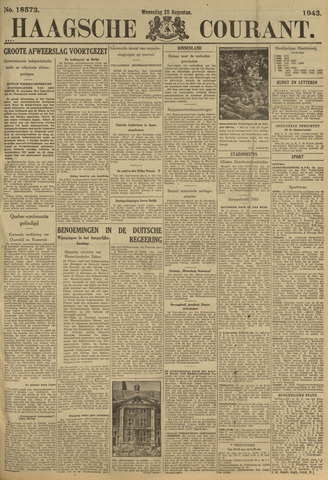 Haagsche Courant 1943-08-25