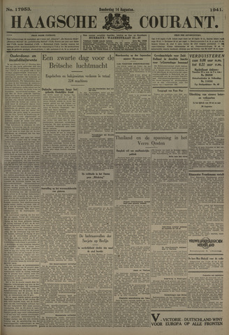 Haagse Courant 1941-08-14