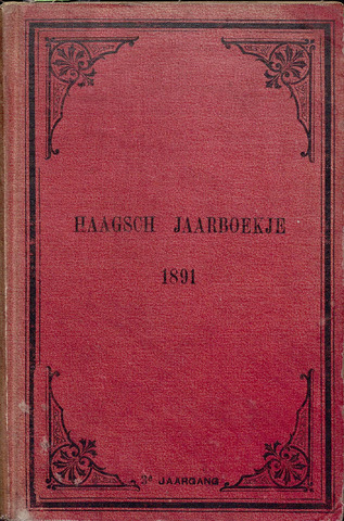 Jaarboeken geschiedkundige vereniging Die Haghe 1891-01-01