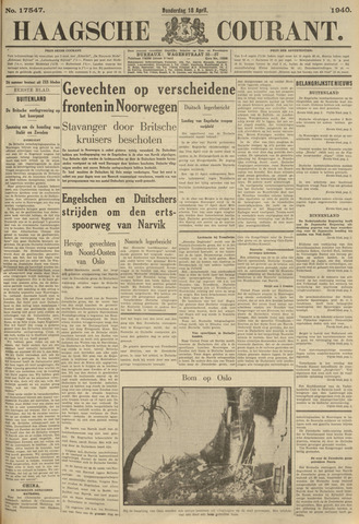 Haagse Courant 1940-04-18