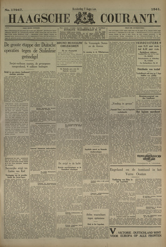 Haagse Courant 1941-08-07