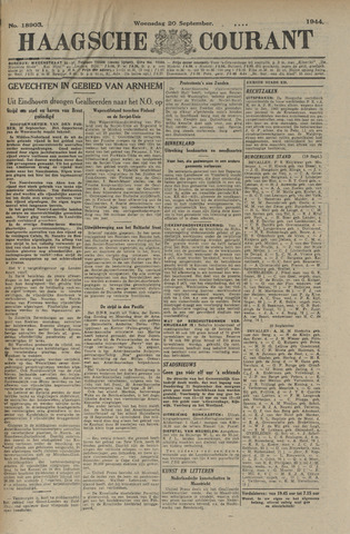 Haagsche Courant 1944-09-20