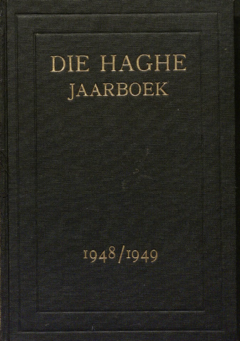 Jaarboeken geschiedkundige vereniging Die Haghe 1948-01-01