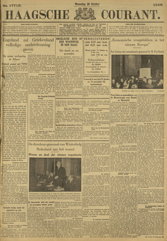 Haagse Courant 1940-10-30
