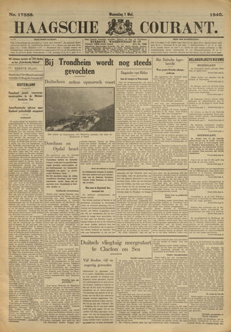 Haagse Courant 1940-05-01