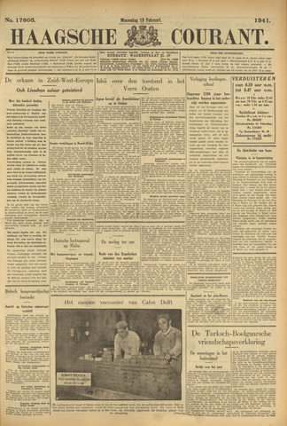 Haagse Courant 1941-02-19