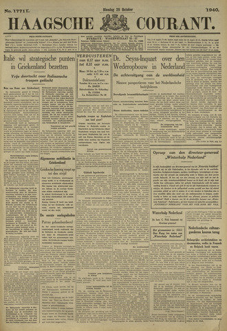 Haagse Courant 1940-10-29