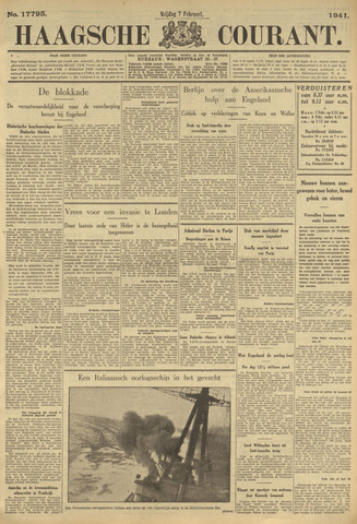 Haagse Courant 1941-02-07