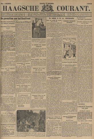 Haagse Courant 1942-09-19