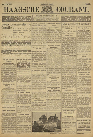 Haagse Courant 1942-01-08