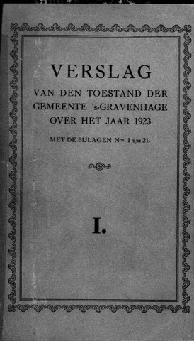 Jaarverslagen gemeente Den Haag 1923-01-01