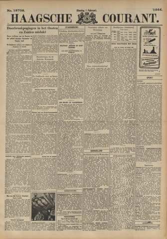 Haagsche Courant 1944-02-01