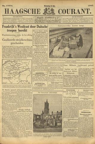 Haagse Courant 1940-05-22