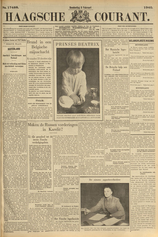 Haagsche Courant 1940-02-08