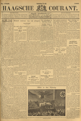 Haagse Courant 1940-07-25