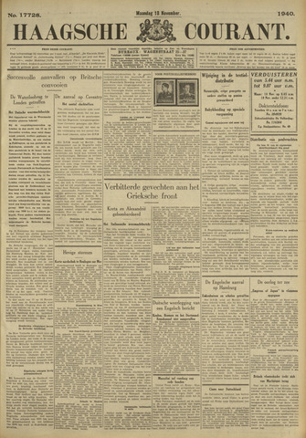Haagse Courant 1940-11-18