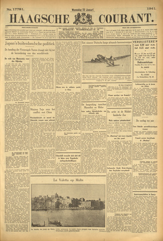Haagsche Courant 1941-01-22