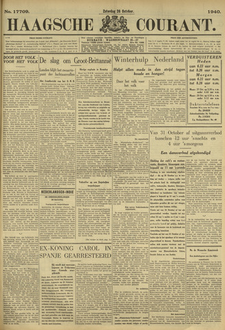 Haagsche Courant 1940-10-26