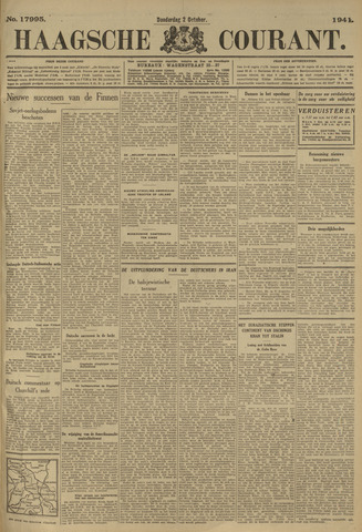 Haagsche Courant 1941-10-02
